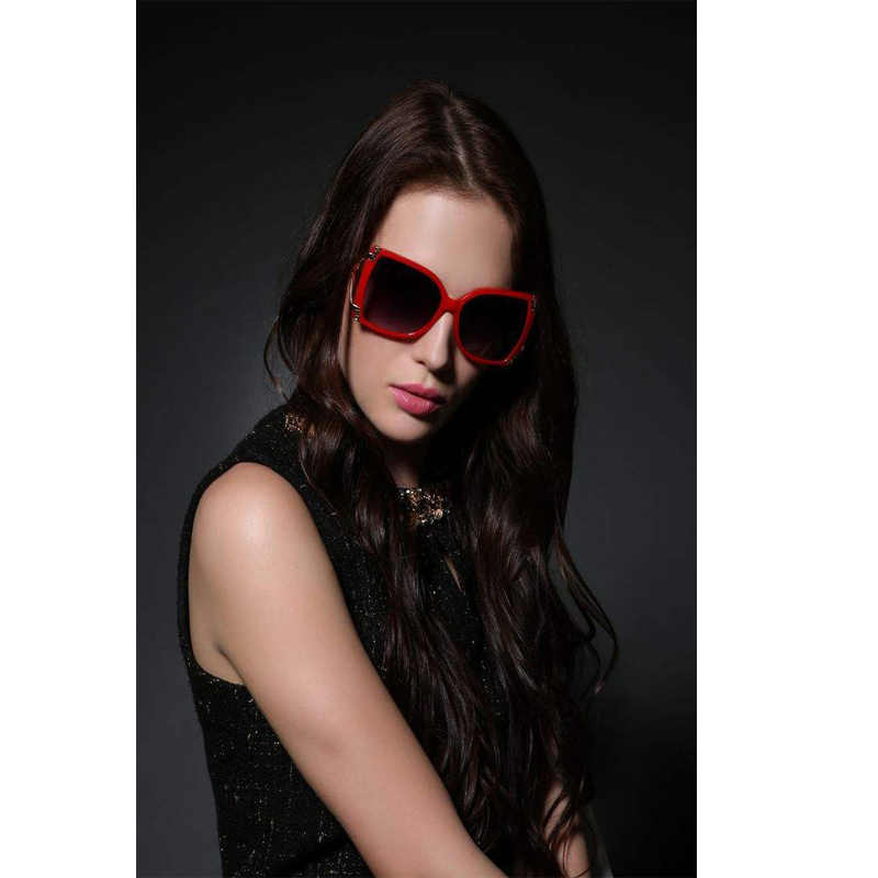 Femeile din plastic ochelari de soare, UV 400 Lens de protecție, OEM Comenzi sunt Bine ati venit