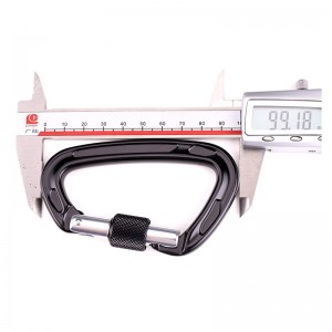 Cârlig în aer liber alpinism camping camping încuietoare principală cataramă alpinism multi-func piuliță carabinieră cataramă cataramă în aer liber prindere rapidă echipament blocare de siguranță gaură de sondare d-tip sâ...