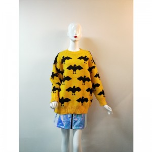 YELLOW PEINT LADIES SWEATER RLWS0124F