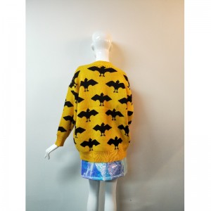 YELLOW PEINT LADIES SWEATER RLWS0124F