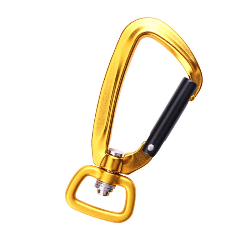 Alpinism în aer liber și camping de blocare principală carabinieră multifuncțională piuliță cârlig alpinism catarama alpinism echipament cu cădere rapidă încuietor de siguranță d-tip șurub blocare principală aviație aliaj de aluminiu