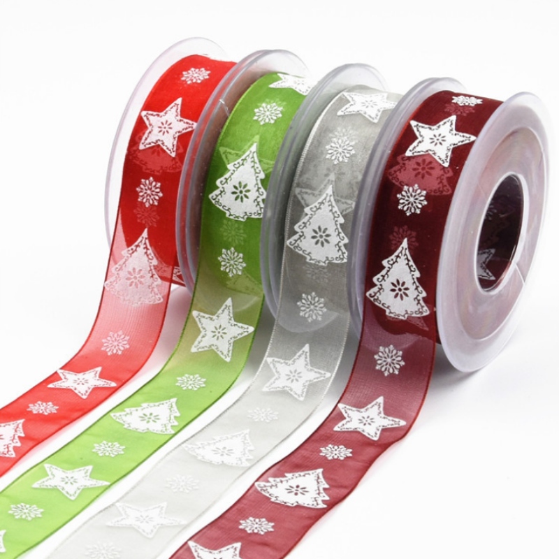 8 # Personalizat Cadou de moda Panglică Striped imprimat Grosgrain Panglică