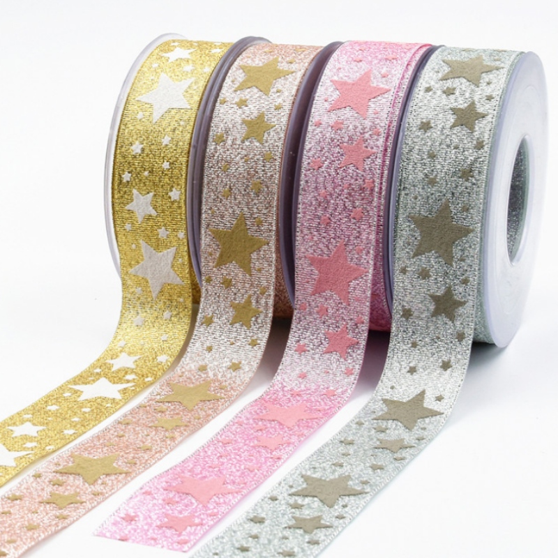 8 # Personalizat Cadou de moda Panglică Striped imprimat Grosgrain Panglică