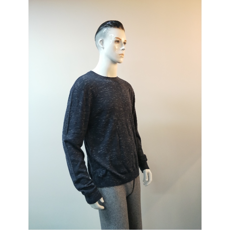Pulover NAVY ROUND-NECK RLMS0016F