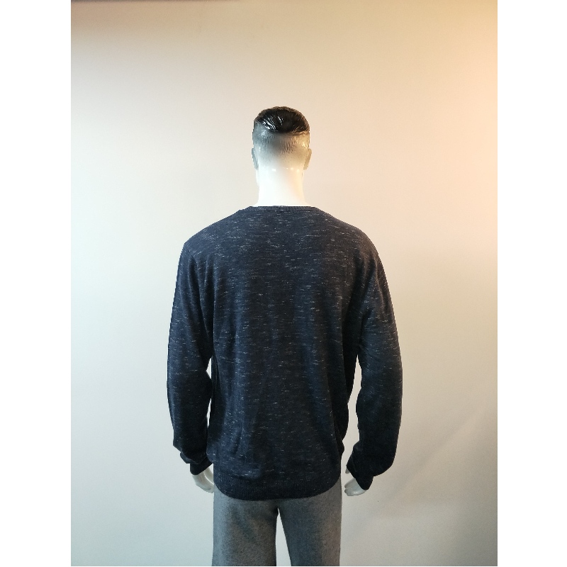 Pulover NAVY ROUND-NECK RLMS0016F
