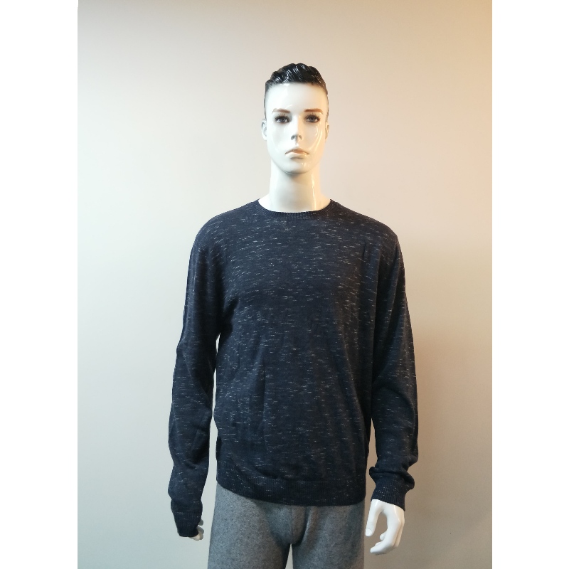 Pulover NAVY ROUND-NECK RLMS0016F