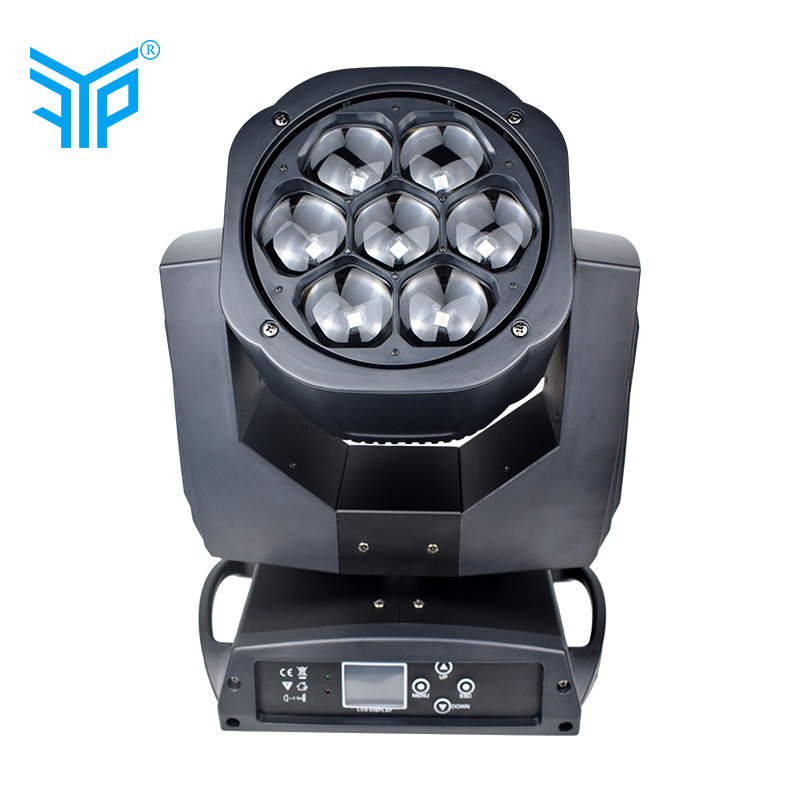 cele mai recente calitate durabilă 7 * 15w a condus disco lumini albastru ochi în mișcare lumina cap, en-gros fabrica