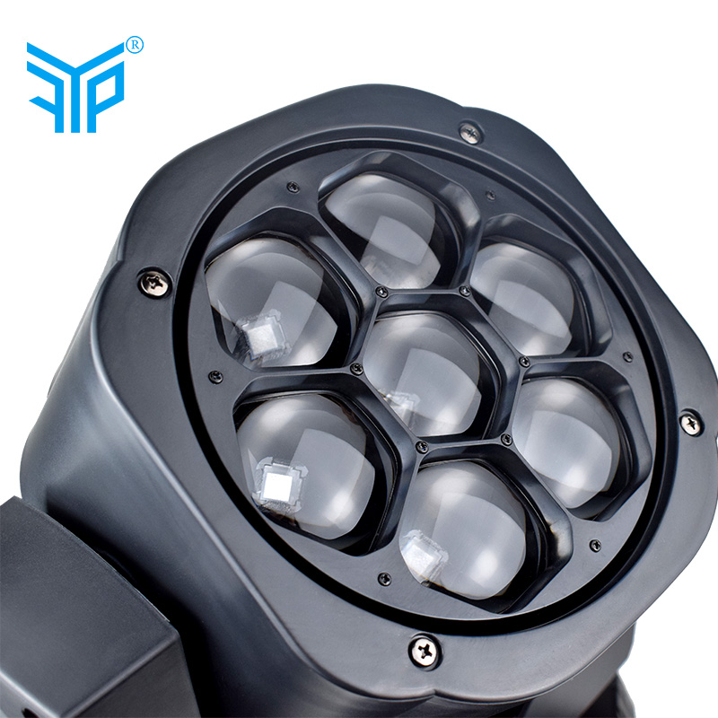 cele mai recente calitate durabilă 7 * 15w a condus disco lumini albastru ochi în mișcare lumina cap, en-gros fabrica