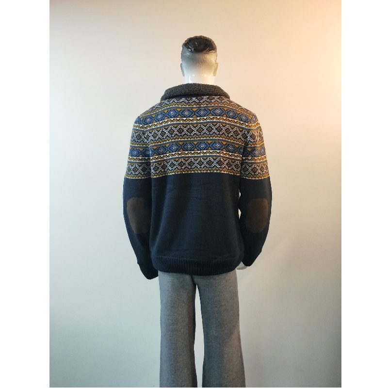 Pulover tapetat NAVY RLMS0056F