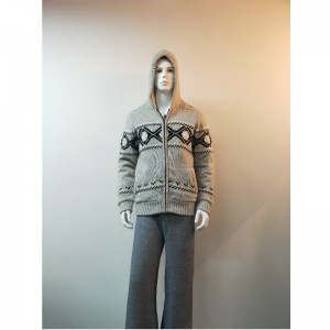 GRAY PRINT VOPSEA PENTRU PULOVAR RLMS0066F