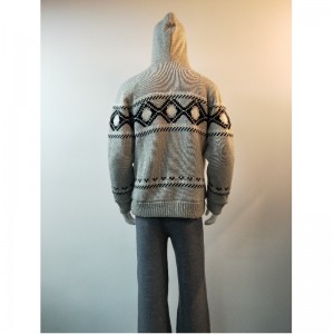 GRAY PRINT VOPSEA PENTRU PULOVAR RLMS0066F