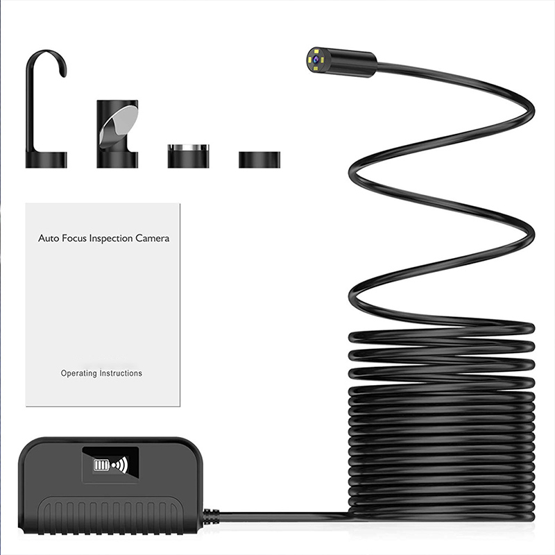 Focalizare automată fără fir Endoscop 5.0 Megapixeli HD Borescope Impermeabil de inspecție Snake Camerafor Android, iOS și Windows, iPhone, Samsung, Tablet, Mac 3.28ft