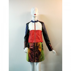 CONTRAST PU BICICLETĂ JACKET RLWPJ0005N