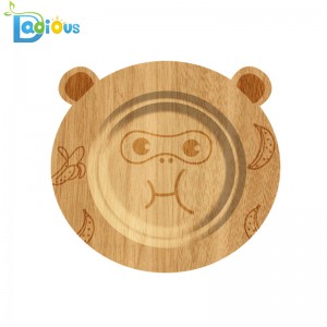 100% Bamboo Organic pentru Băuturi de Băi Băsuțe de Bamboo de Aspirație Binecunoscute Placă de Bamboo sigură, non-toxică, cu aspirație siliconică