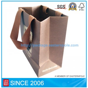 Pungă de cumpărături de lux cu mâner lipit