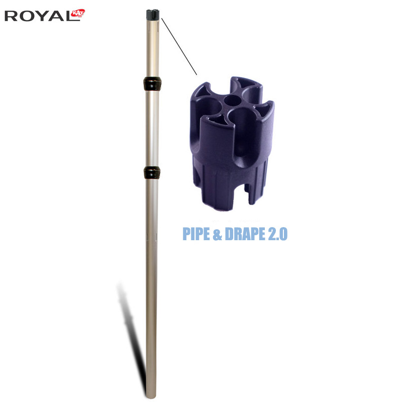 Țeavă și drap 2.0 reglabile vertical 3 bucăți