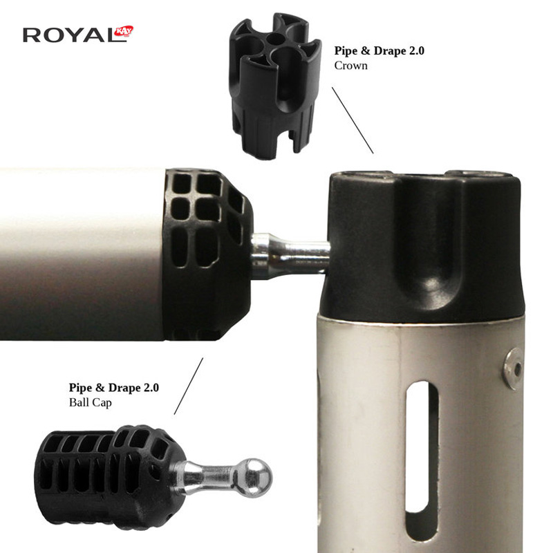 Țeavă și drap 2.0 reglabile vertical 3 bucăți