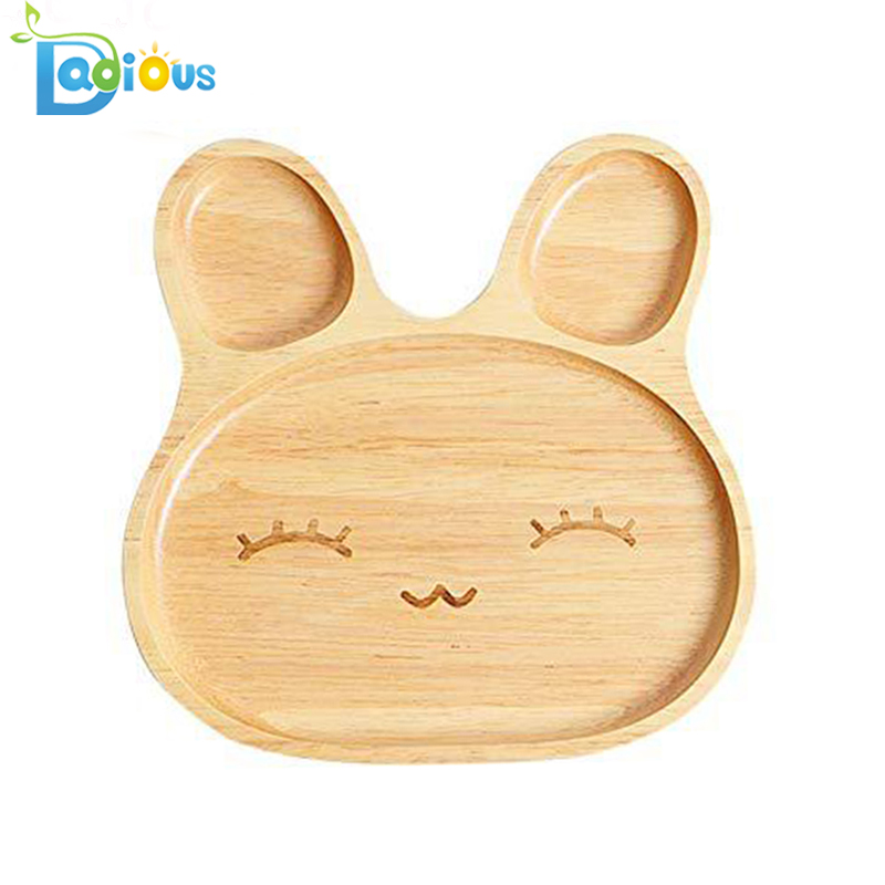 Vase de hrănire pentru bebeluși Mâncăruri pentru bebeluși Placă de bambus pentru copii mici Bamboo Baby Plate