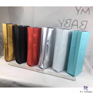 Pungă de cafea și pungă de ceai din aluminiu, cu folie laterală 8oz 12oz 16oz 32oz