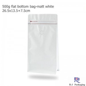 Sac plat, cu capac plat, cu fermoar de buzunar pentru hrana pentru animale de companie sau alte alimente