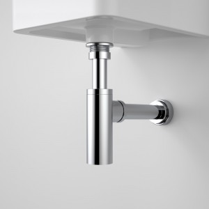 Baie sub bazinul chiuveta scurgere capcana de sticla de cupru