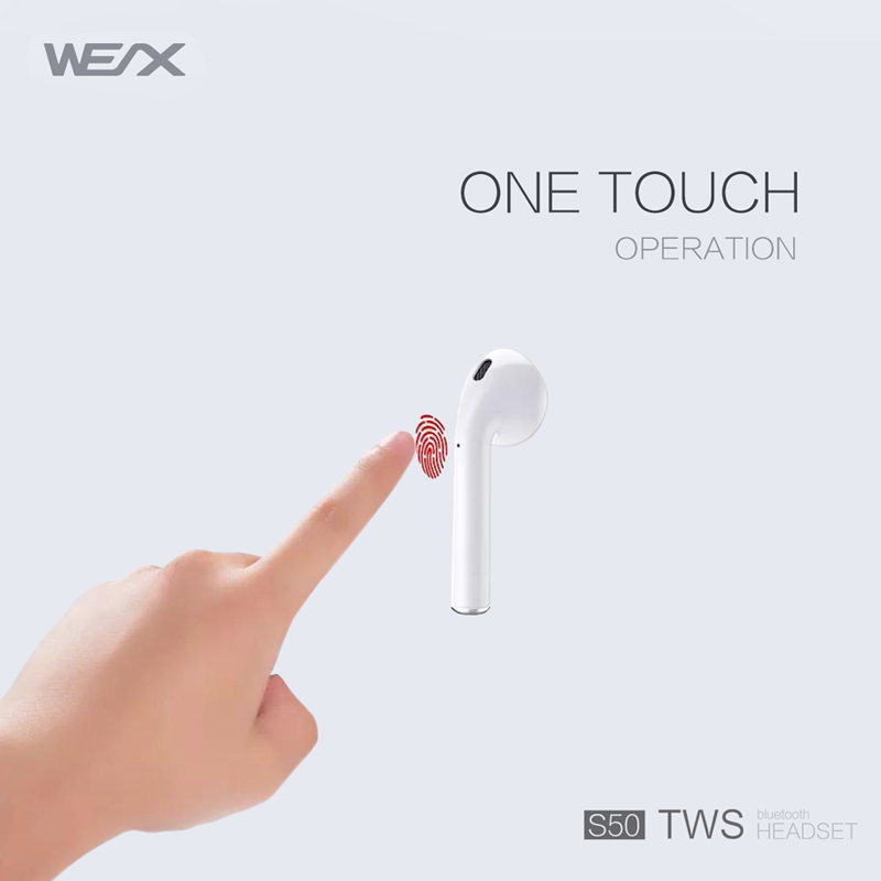 WEX S50 căşti fără fir, căşti stereo cu adevărat wireless, căşti bluetooth 5.0