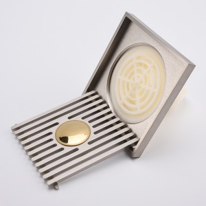 Drenul decorativ din alamă acoperă drenurile pentru pardoseală, scurge pardoseala, scurge scurgerea băii