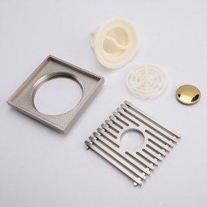 Drenul decorativ din alamă acoperă drenurile pentru pardoseală, scurge pardoseala, scurge scurgerea băii