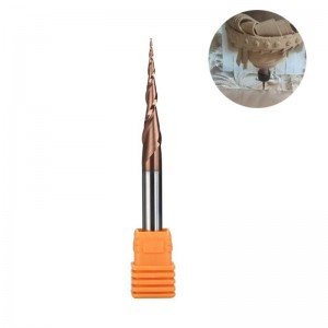 Moara de capăt conice cu bile 1/4 \