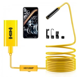 Endoscop wireless 2,0 Megapixeli Cameră HD Borescope WiFi Interfață Micro Inspecție Impermeabilă Camera pentru șarpe pentru Android, iOS și Windows, iPhone, Samsung, Tablet, Mac