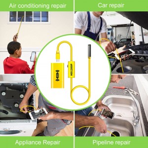 Endoscop wireless 2,0 Megapixeli Cameră HD Borescope WiFi Interfață Micro Inspecție Impermeabilă Camera pentru șarpe pentru Android, iOS și Windows, iPhone, Samsung, Tablet, Mac