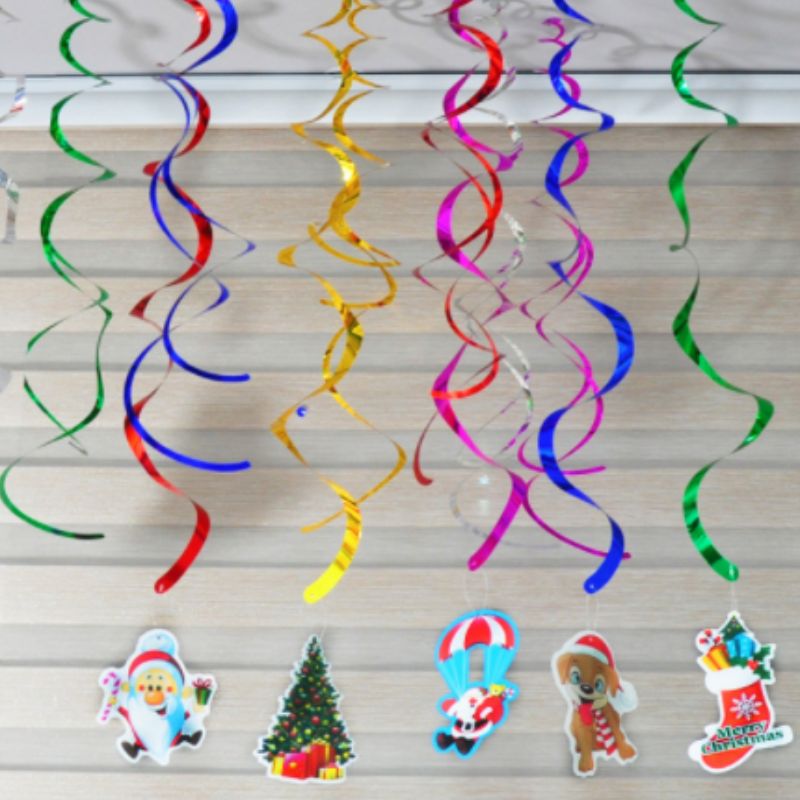 Decorațiuni de tavan bannere baloane ghirlandă panglică pentru petrecerea nunții Chirstmas ziua