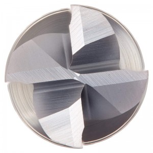 Moara de capăt solidă din carbură, acoperită cu AlTiN, 4 flauturi, 3/8 \