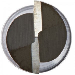 Moară finală din carbură solidă, lungă lungă, 2 flaut, 1/4 \