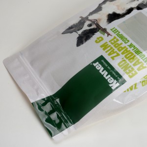 1,5 kg Bag pentru ambalaje pentru animale de companie Side Gusset Hâine pentru câini Pungi cu fermoar Plastic Laminat Congelat Pui de ambalare Carne de pungă