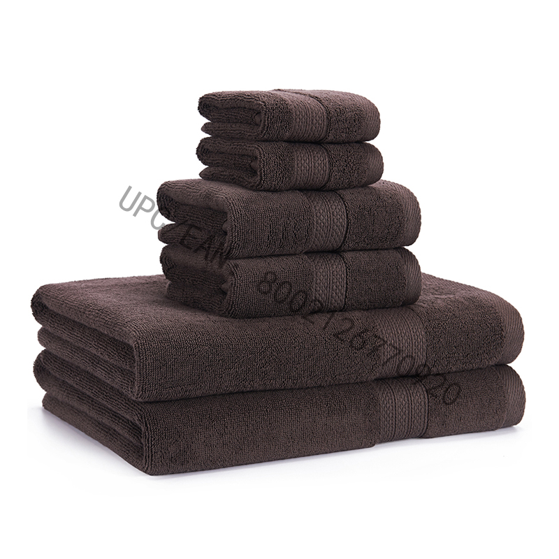 JMD TEXTILE Set de prosoape de baie, prosoape de bumbac pătrate Set gri de 6 prosoape bucătărie piscină gospodărie, prosoape durabile absorbante confortabile prosop extra mare (2 spălături, 2 prosoape de mână, 2 prosoape de baie)