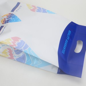 pungă de mâncare pentru animale de companie folie de aluminiu pungi cu fund plat cu mâner decupat