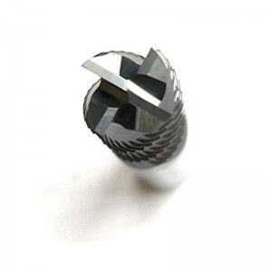 Mărfuri de rupere cu carbură solidă, HRC45 cu acoperire cu Tialn, 4 flauturi, diametru 1/4 \