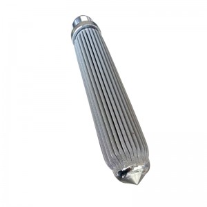 Filtru de lumânare plisat din sârmă plisată Micron SS