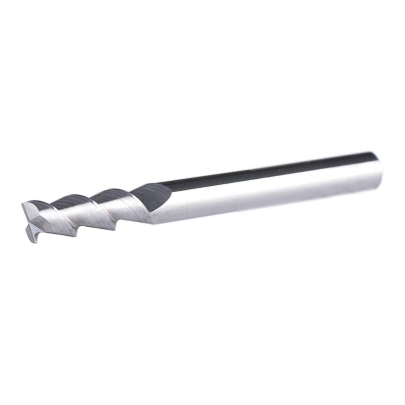 Moara de capăt CNC din carbură pentru aluminiu, material plastic Tăiați 2 flaute Router Bit Bire spirală 1/4 inch Shank