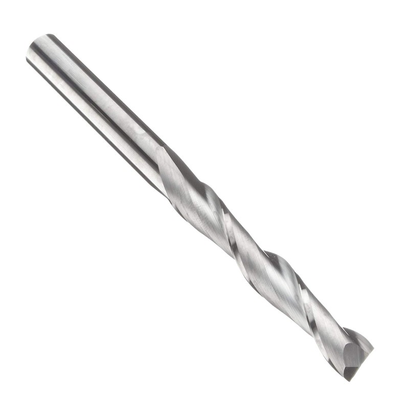 Moara de capăt din carosar pătrat carbură, Inch, Finisaj (strălucitor), tăietură și finisare, helix de 30 grade, 2 flauturi, lungime totală de 4 