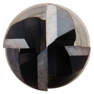 Moara de capăt solid din carbură, acoperită cu AlTiN, 4 flauturi, diametru 1/4 \