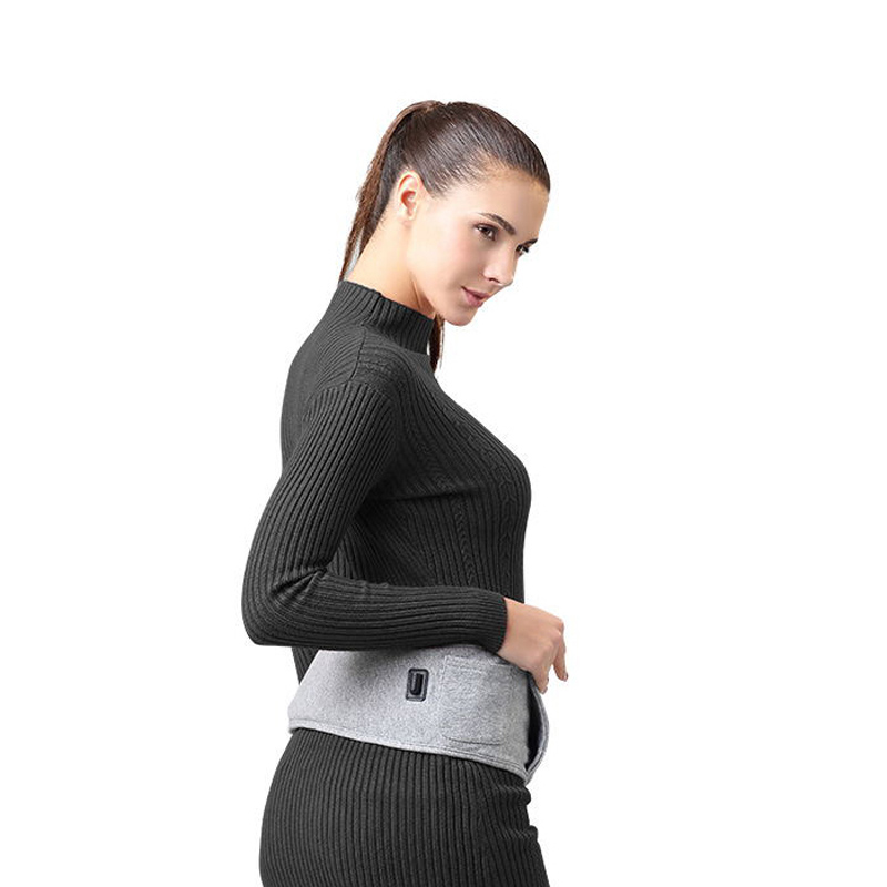 Încălzirea înapoi a centurii de încălzire a bateriei reîncărcabile Terapia de căldură, ameliorarea durerii pentru talia spatelui abdomenului stomacului lombare coapsei musculare tulpina, pentru bărbați femei