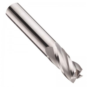 Carbură Micro Square Nose End Mill, Finition netratată (strălucitoare), 30 grade Helix, 4 flauturi, 1,5 \