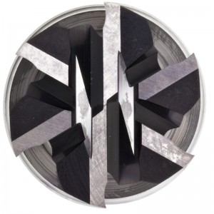 Moara cu capăt pătrat cu carbură, finisaj multistrat TIALN, helix 40 grade, 6 flauturi, lungime totală de 3 \