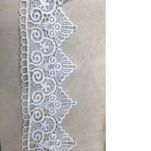 21 # dantelă de mătase de lapte lace Dantelă din poliester / Nylon ， dantelă de bumbac