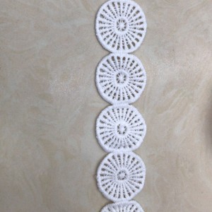 23 # dantelă de mătase de lapte ， Dantelă din poliester / Nylon ， dantelă de bumbac