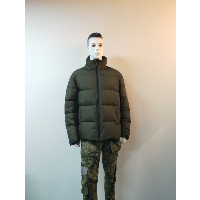 Jacheta PUFFER KHAKI pentru bărbați RLMPC0022N