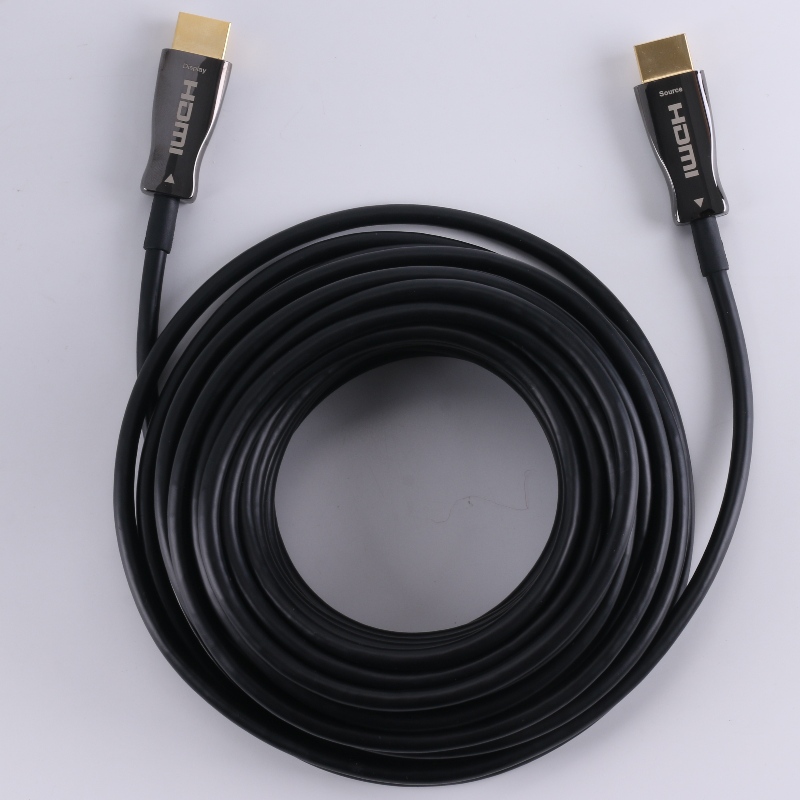 Funcție ARC Fibre HDMI CABLE (Transmisie de fibre optice), hibrid optoelectronic; Metal Shell, 4K