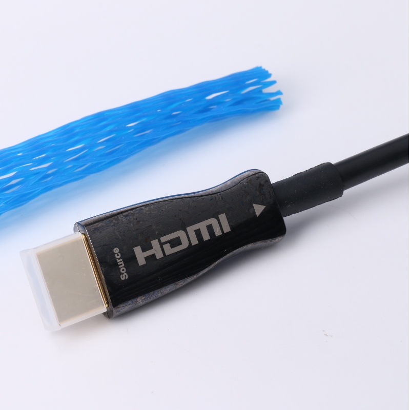 Funcție ARC Fibre HDMI CABLE (Transmisie de fibre optice), hibrid optoelectronic; Metal Shell, 4K